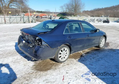 2007 Honda Accord 3.0 Ex from USA, damaged, VIN 1HGCM66837A050608
